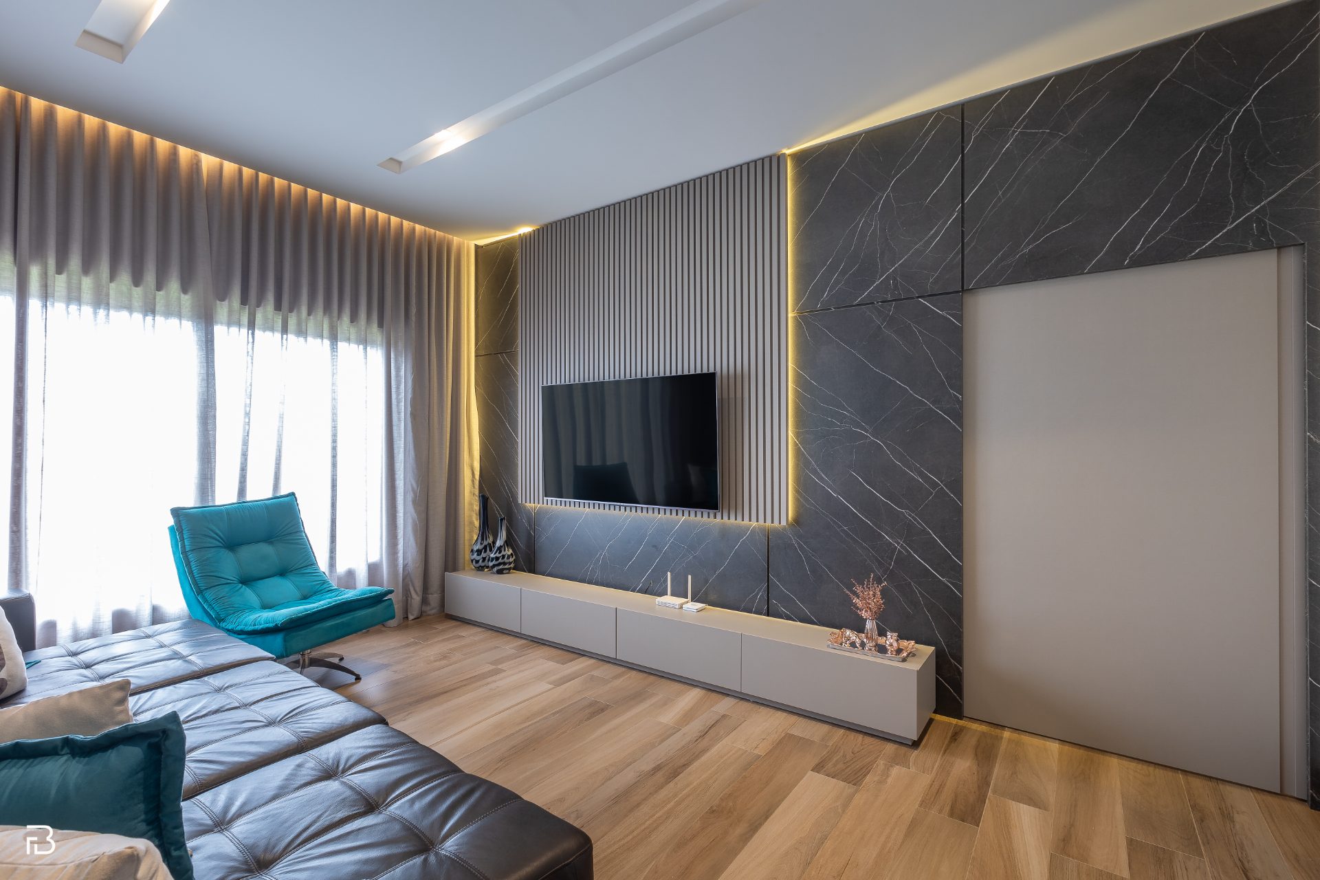 Salas e home theater planejados